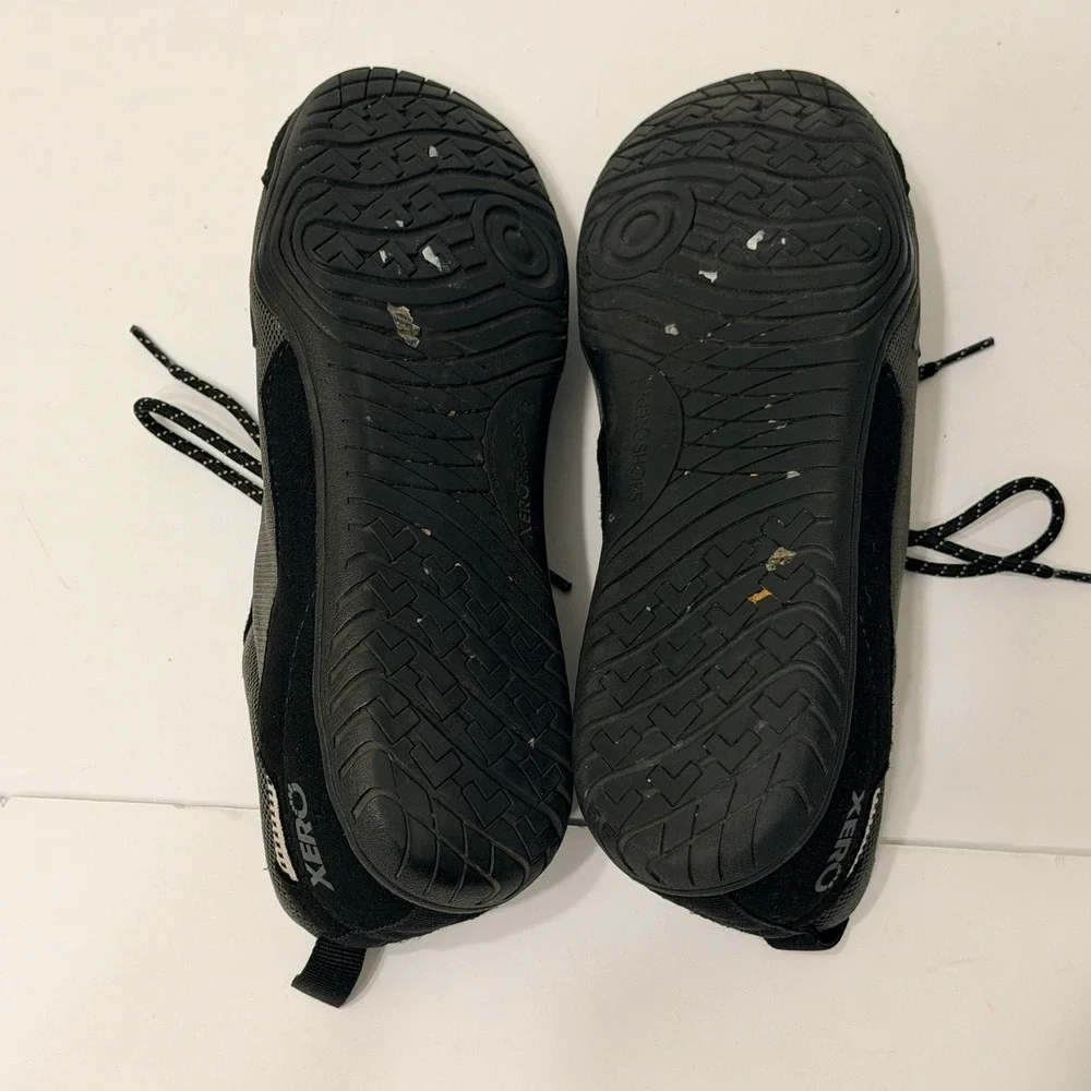 Xero 360 Training Shoes Black Gray Barefoot Minimalist Womens 10.5
